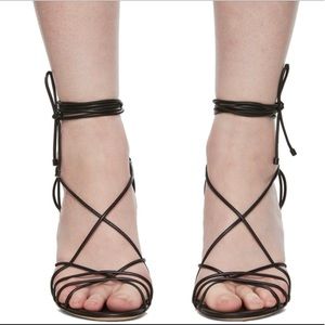 Jimmy choo leather heels